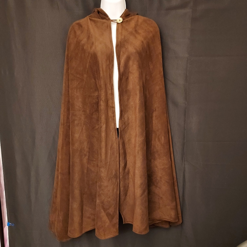 Handmade fleece hooded cape